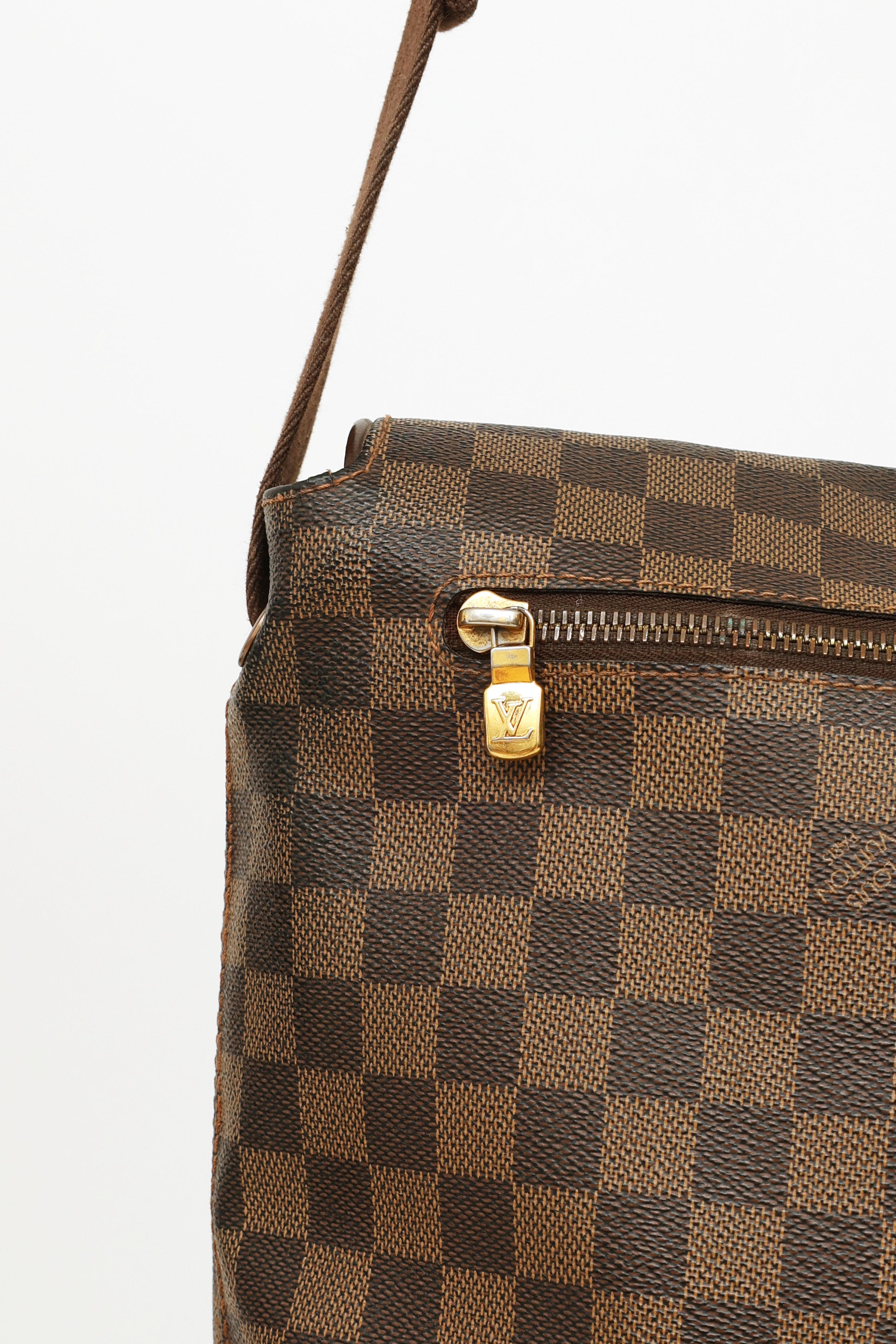 Brooklyn cloth bag Louis Vuitton Brown in Cloth - 24687040