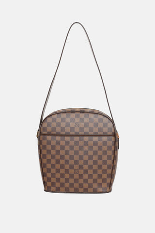 Louis Vuitton 2002 Damier Ebene Ipanema GM Shoulder Bag
