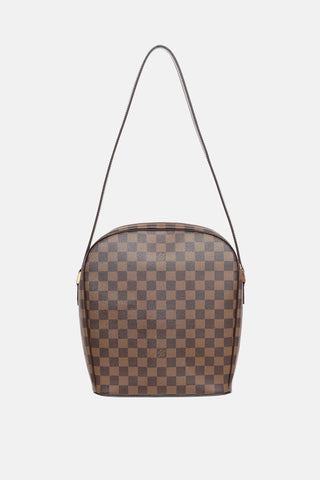 Louis Vuitton 2003 Damier Ebene Ipanema GM Shoulder Bag
