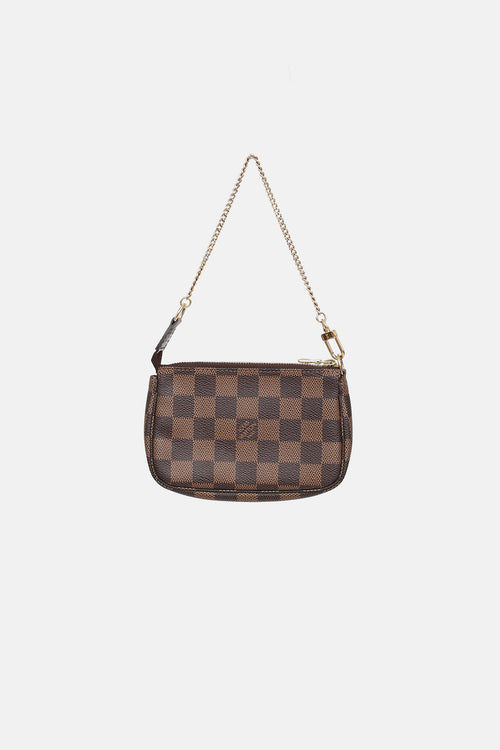 Louis Vuitton Damier Ebene Pochette Mini Bag