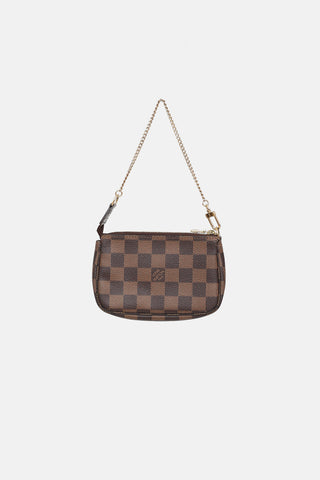 Louis Vuitton Damier Ebene Pochette Mini Bag