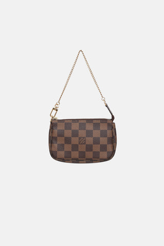 Louis Vuitton Damier Ebene Pochette Mini Bag