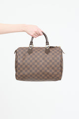 Louis Vuitton 2011 Damier Ebene Speedy 30 Bag