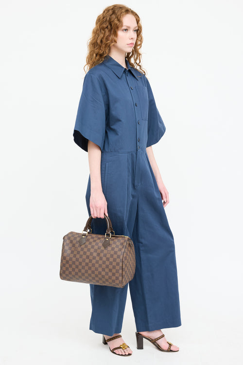 Louis Vuitton 2011 Damier Ebene Speedy 30 Bag