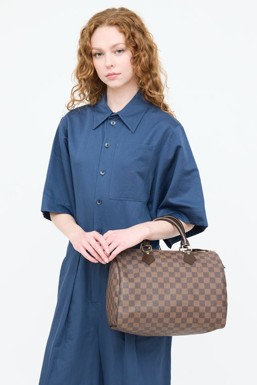 Louis Vuitton 2011 Damier Ebene Speedy 30 Bag