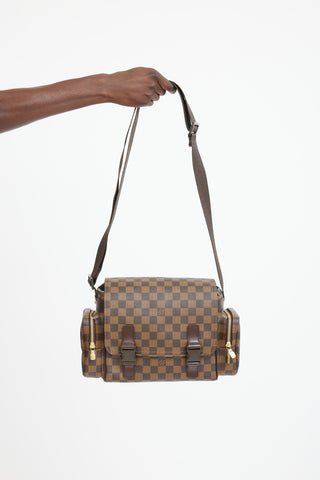 Louis Vuitton Brown Monogram Reporter Melville Bag