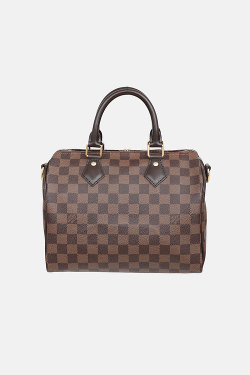 Louis Vuitton 2026 Damier Ebene Speedy Bandoulière 25 Bag