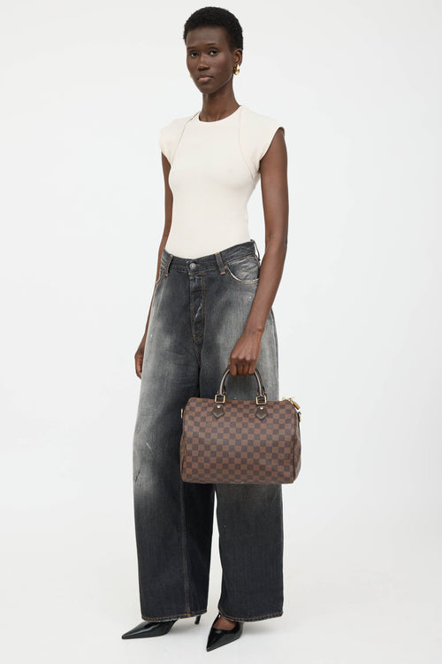 Louis Vuitton Damier Ebene Speedy 30 Bag