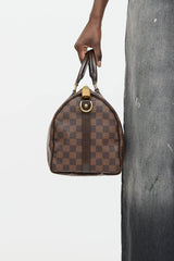 Louis Vuitton Damier Ebene Speedy 30 Bag