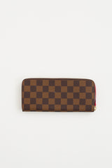 Louis Vuitton 2016 Damier Ebene Clemence Wallet