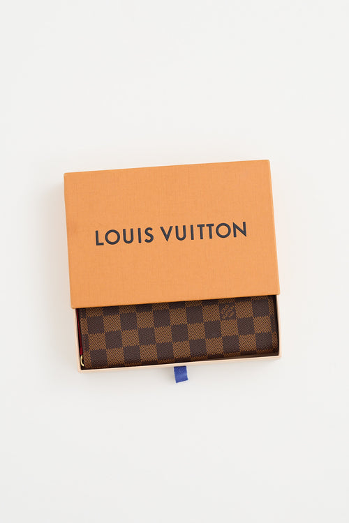 Louis Vuitton 2016 Damier Ebene Clemence Wallet