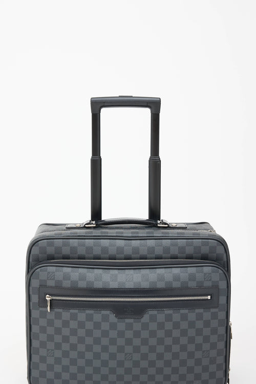 Louis Vuitton Graphite Damier Pilot Case Bag