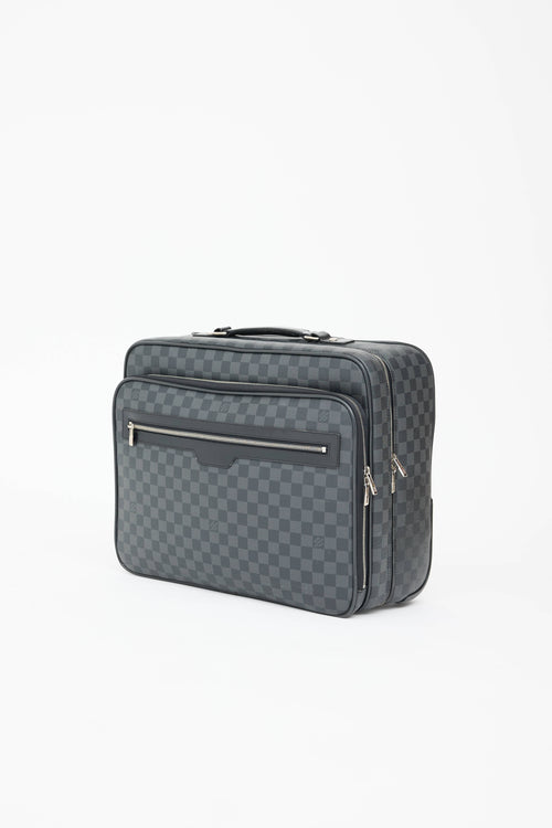 Louis Vuitton Graphite Damier Pilot Case Bag