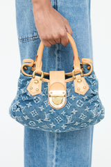 Louis Vuitton Monogram Denim Pleaty Bag