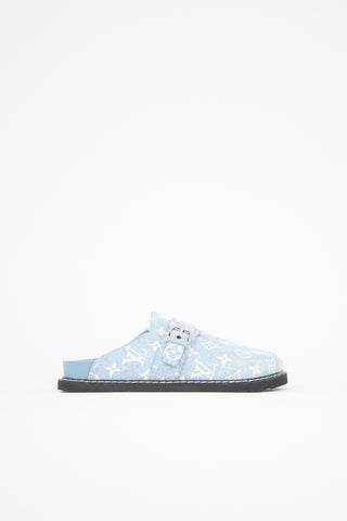 Louis Vuitton Denim Monogram Cosy Comfort Clog