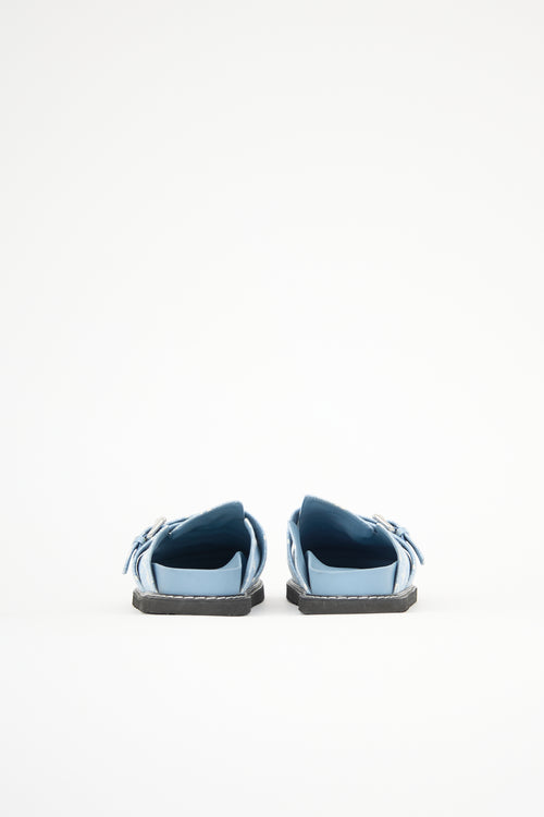 Louis Vuitton Denim Monogram Cosy Comfort Clog