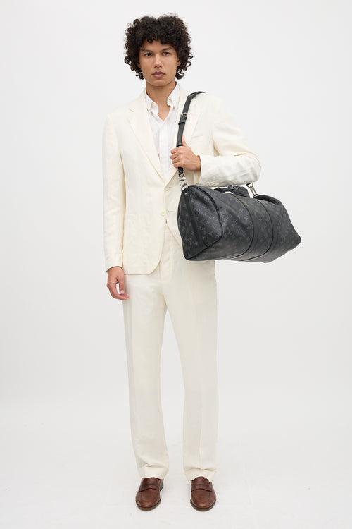 Louis Vuitton Eclipse Monogram Keepall 45 Bandoulière Bag