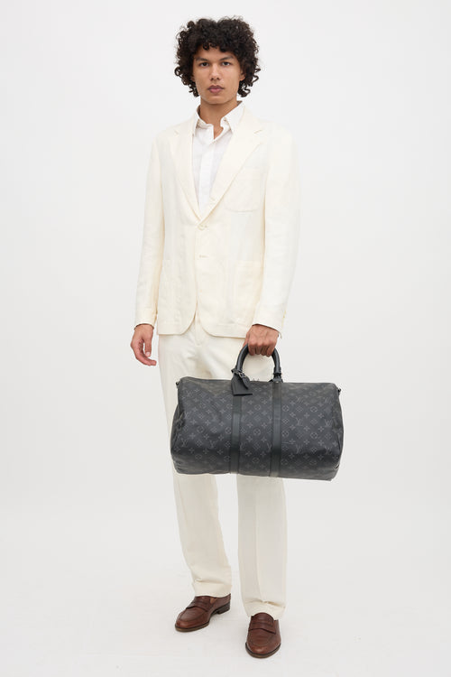 Louis Vuitton Eclipse Monogram Keepall 45 Bandoulière Bag