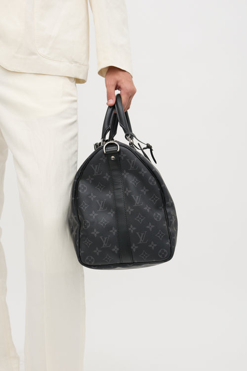 Louis Vuitton Eclipse Monogram Keepall 45 Bandoulière Bag
