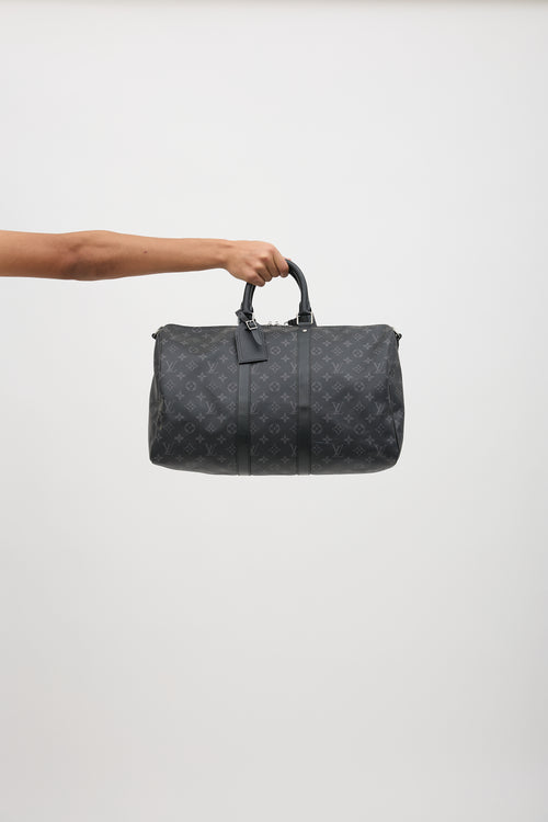 Louis Vuitton Eclipse Monogram Keepall 45 Bandoulière Bag