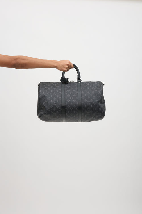 Louis Vuitton Eclipse Monogram Keepall 45 Bandoulière Bag