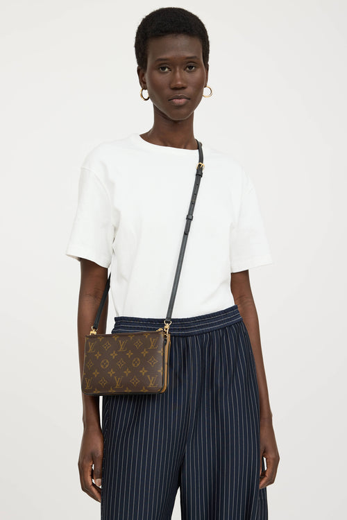 Louis VuittonMonogram Double Zip Pochette