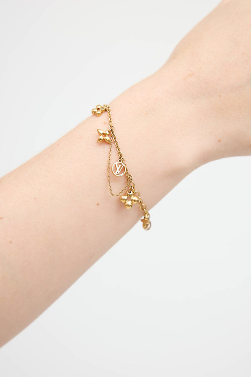 Louis Vuitton Gold Blooming Bracelet