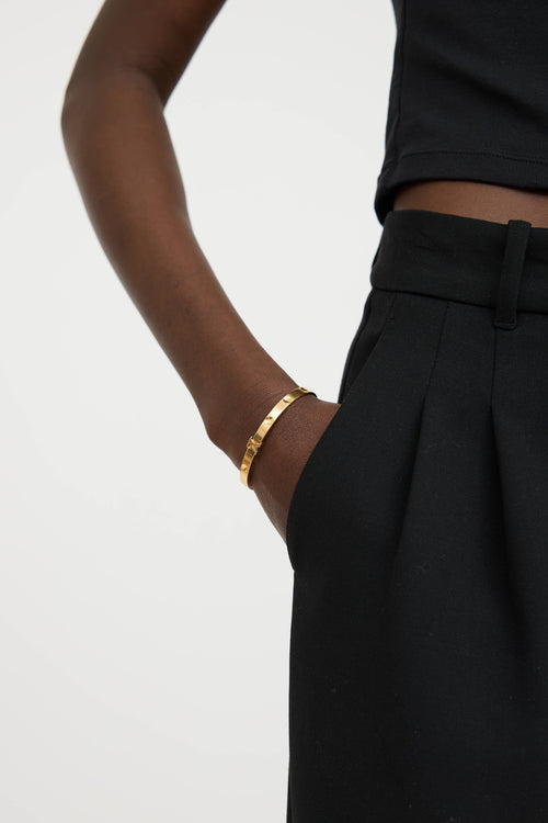 Louis Vuitton18K Yellow Gold Empreinte Bangle