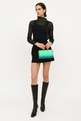 Louis Vuitton Green & Blue Taurillon Keepall Bag