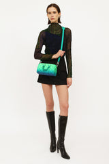 Louis Vuitton Green & Blue Taurillon Keepall Bag