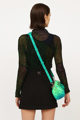 Louis Vuitton Green & Blue Taurillon Keepall Bag