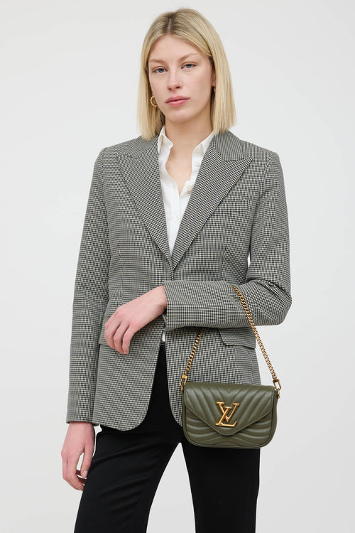 Louis Vuitton Leather New Wave Quilted Pochette