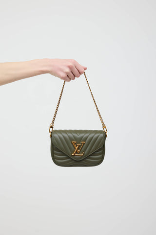 Louis Vuitton Leather New Wave Quilted Pochette