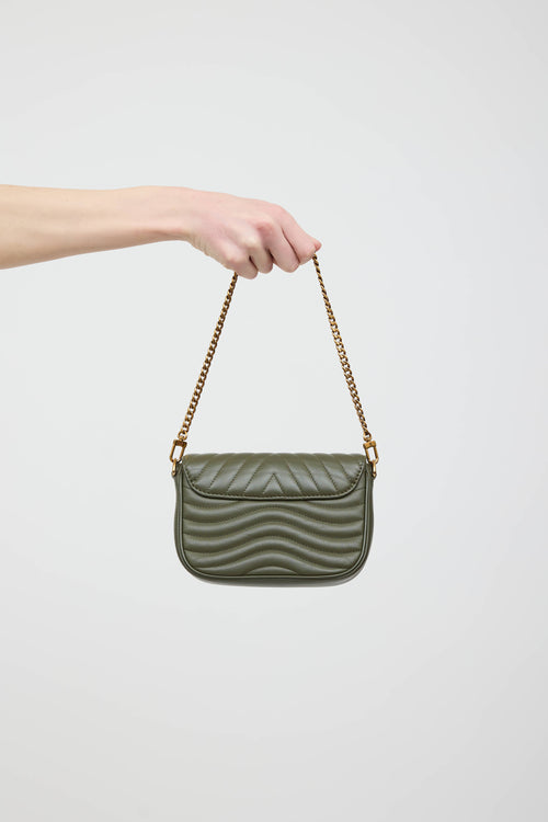 Louis Vuitton Leather New Wave Quilted Pochette