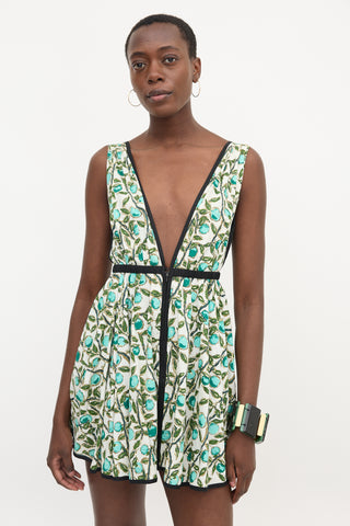 Louis Vuitton Floral Mini Dress
