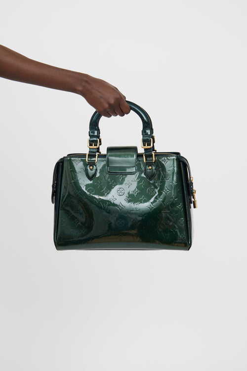 Louis Vuitton Green Vernis Melrose Ave Bag