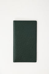 Louis Vuitton Green Leather Taiga Long Bifold Wallet