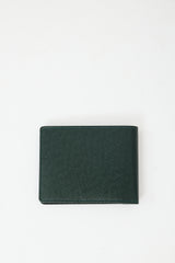 Louis Vuitton Green Leather Taiga Porte Bill Three Bifold Wallet