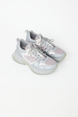 Louis Vuitton Grey & White Run Away Pulse Sneaker