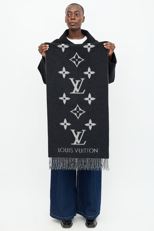 Louis Vuitton Cashmere Monogram Reykjavik Scarf