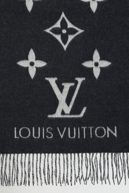 Louis Vuitton Cashmere Monogram Reykjavik Scarf