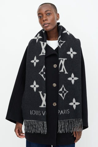 Louis Vuitton Cashmere Monogram Reykjavik Scarf