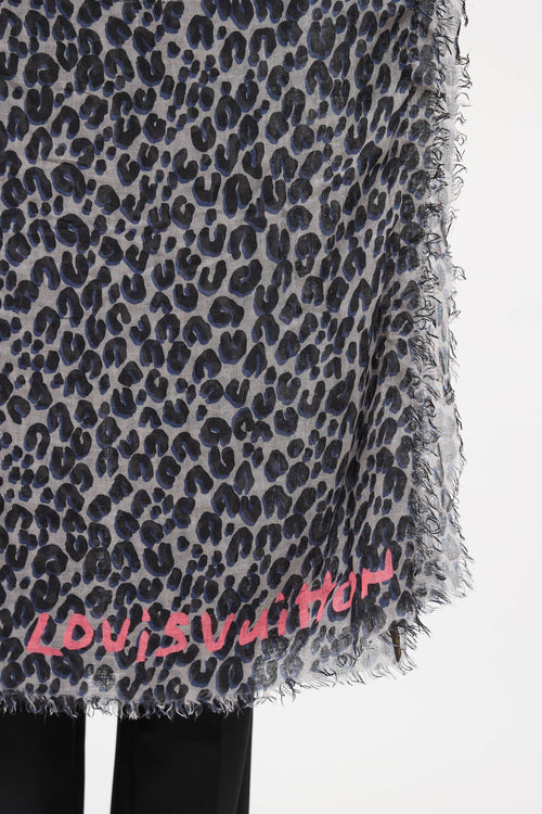 Louis Vuitton X Stephen Sprouse Patterned Cashmere Scarf