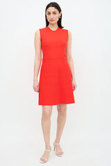 Louis Vuitton Red Knit Dress
