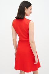 Louis Vuitton Red Knit Dress
