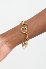 Louis Vuitton LV Logo Chain Bracelet