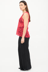 Louis Vuitton Lace Sleeveless Top