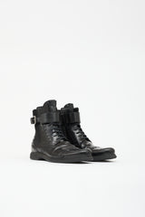 Louis Vuitton Leather Brogue Boot