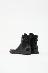 Louis Vuitton Leather Brogue Boot