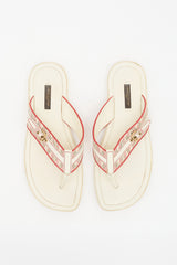 Louis Vuitton Leather Monogram Sandal